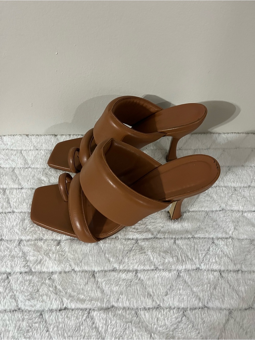 GIA BORGHINI X PERNILLE TEISBAEK PUFFER SLIDE SANDALS SZ 7.5 US & 38.5 EU - Picture 4 of 8